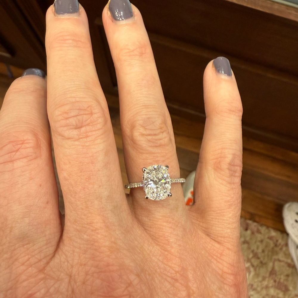 Lab Diamond Ring